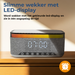 Denver Wekker met Draadloze Oplader - White Noise Machine - Digitale Wekker - Bluetooth - FM Radio - CRQ225 - Denvershop