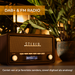 Denver DAB Radio - Retro Radio - Bluetooth - DAB+/ FM - Dimbaar - Batterijen & Netstroom - DAB18