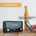 Denver DAB Radio - Retro Radio - Bluetooth - DAB+/ FM - Dimbaar - Batterijen & Netstroom - DAB18