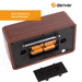 Denver DAB Radio - Retro Radio - Bluetooth - DAB+/ FM - Dimbaar - Batterijen & Netstroom - DAB18