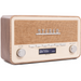Denver DAB Radio - Retro Radio - Bluetooth - DAB+/ FM - Dimbaar - Batterijen & Netstroom - DAB18