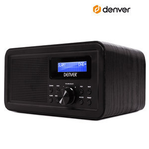 Denver DAB+ radio retro · FM, batterij of netstroom