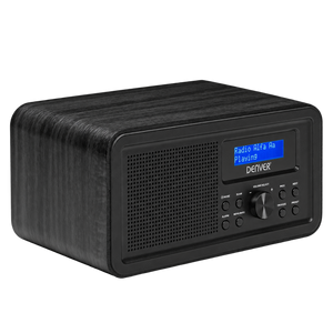 Denver DAB+ radio retro · FM, batterij of netstroom
