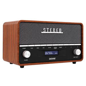 Denver DAB+ radio retro XL · bluetooth, FM en batterij