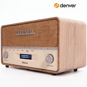 Denver DAB+ radio retro XL · bluetooth, FM en batterij