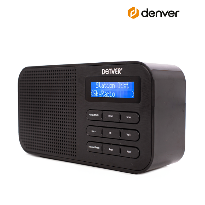 Denver DAB Radio - Noodradio / Noodpakket - Batterijen & Netstroom - Keukenradio - Draagbare Radio - DAB42