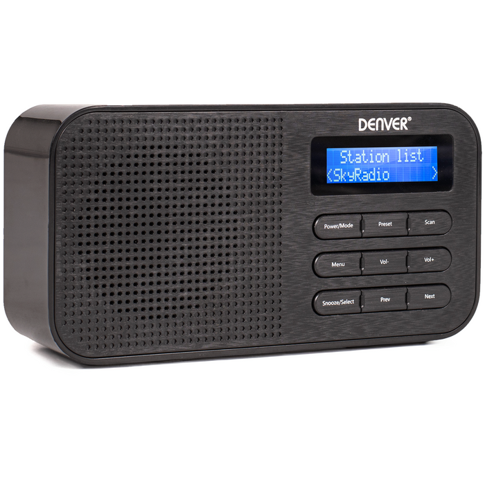 Denver DAB Radio - Noodradio / Noodpakket - Batterijen & Netstroom - Keukenradio - Draagbare Radio - DAB42
