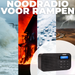 Denver DAB Radio - Noodradio / Noodpakket - Batterijen & Netstroom - Keukenradio - Draagbare Radio - DAB42