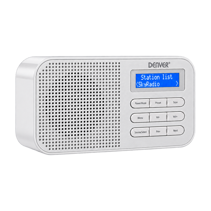 Denver DAB+ keukenradio · FM, batterij of netstroom · DAB42