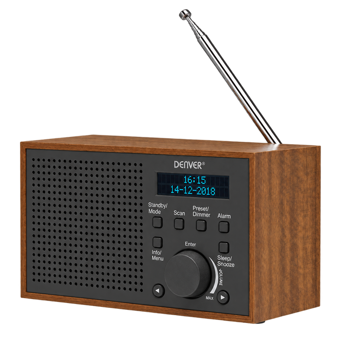 Denver DAB+ keukenradio · FM, batterij of netstroom · DAB46