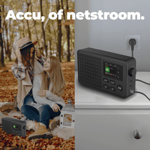 Denver DAB+ wekkerradio · bluetooth, FM en 40 zenders