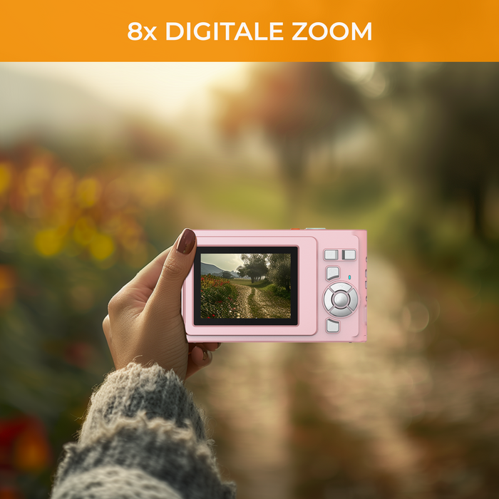Denver Digitale Camera Full HD - 48MP - Vlog Camera - Foto & Video - Fototoestel - DCA4811
