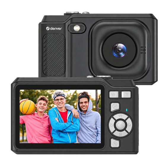 [Zwart] - Denver Digitale Camera Full HD - 48MP - Vlog Camera - Foto & Video - Fototoestel - DCA4818 - Denvershop