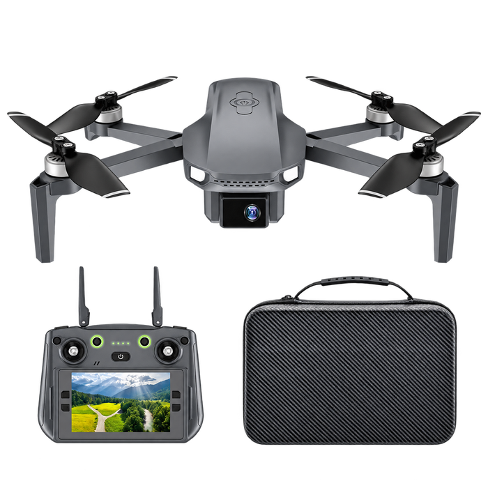 Denver Drone met Camera - Besturing via controller met 4 inch scherm - Live beeld - 3K video & 4K foto - voor Buiten - GPS - 6 assige Gyro Volwassenen en Kinderen - DCG3572