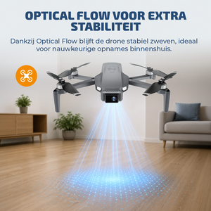 Denver Drone met Camera - Besturing via controller met 4 inch scherm - Live beeld - 3K video & 4K foto - voor Buiten - GPS - 6 assige Gyro Volwassenen en Kinderen - DCG3572