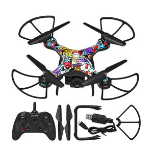 Denver DCW340 drone met camera, met controller, extra propellers, beschermframe en USB-kabel