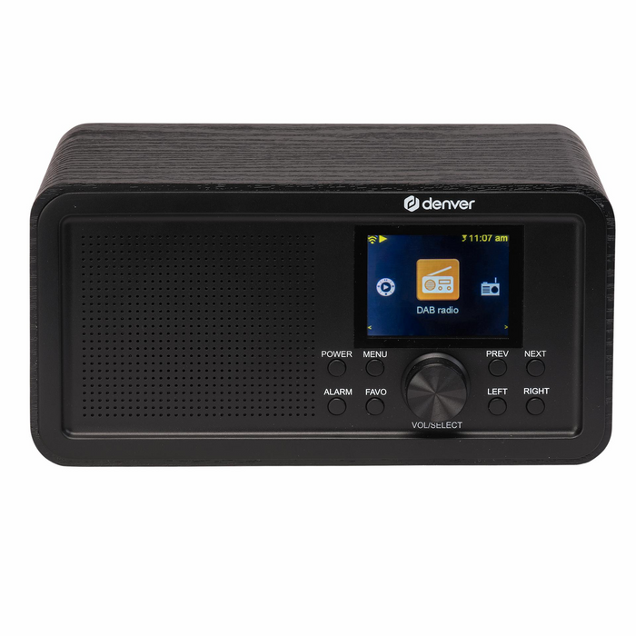 Denver DAB Internetradio - DAB - FM - Internetradio - Bluetooth - Alarmfunctie - DIR200