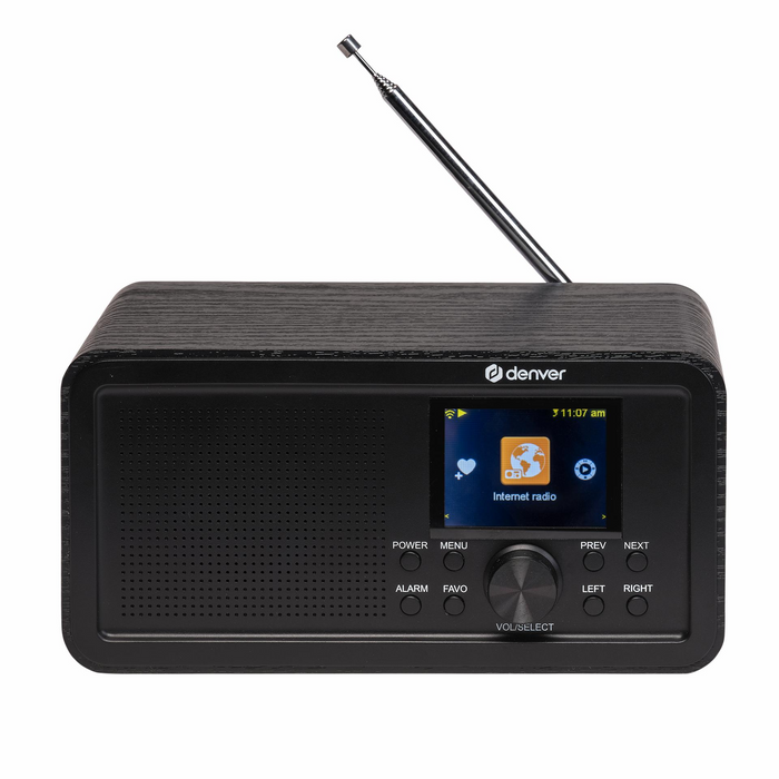 Denver DAB Internetradio - DAB - FM - Internetradio - Bluetooth - Alarmfunctie - DIR200