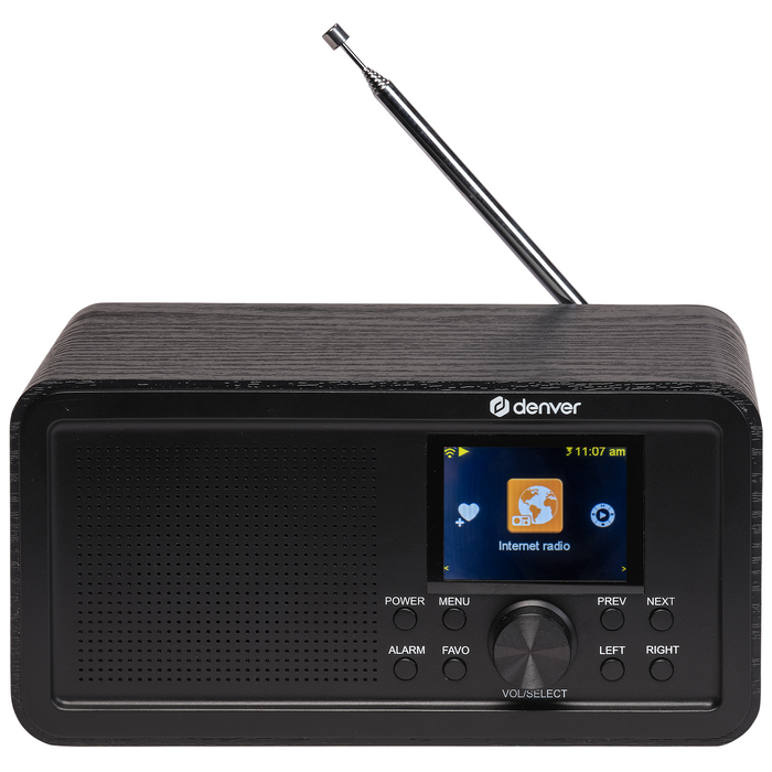 Denver DAB Internetradio - DAB - FM - Internetradio - Bluetooth - Alarmfunctie - DIR200 - Denvershop