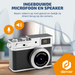 Denver Mini Digitale Camera – FullHD video & Foto 12MP -  0.96" TFT Scherm - Retro Design – Sleutelhanger - Video Camera - DMC1203