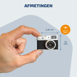 Denver Mini Digitale Camera – FullHD video & Foto 12MP -  0.96" TFT Scherm - Retro Design – Sleutelhanger - Video Camera - DMC1203