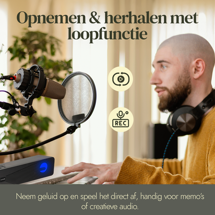Denver Soundbar met Bluetooth - Telefoonhouder & Ingebouwde Verlichting - DSB1011