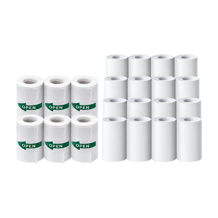 Denver Multipack Papierrollen en Stickerrollen voor kindercamera met printer en pocketprinter (22 rolletjes)