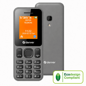 Denver Senioren Mobiele Telefoon 4G - GSM - FM Radio - Dual Sim - Simlockvrij - FAS1880L