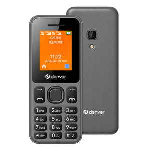 Denver Senioren Mobiele Telefoon 4G - GSM - FM Radio - Dual Sim - Simlockvrij - FAS1880L