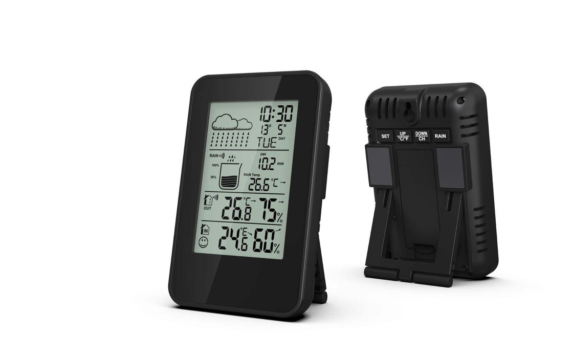 Denver Weerstation - Binnen & Buiten - Hygrometer - Regenmeter - Temperatuur - Denvershop