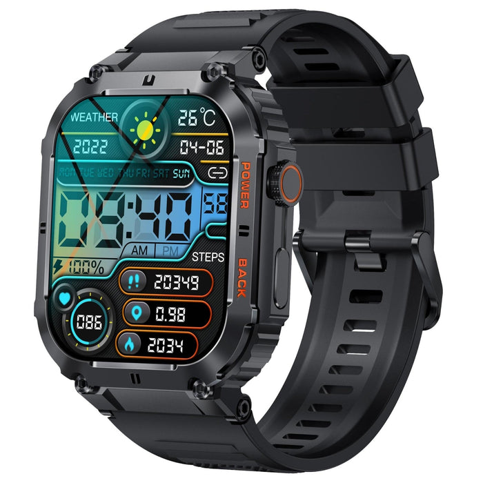Denver Smartwatch - Volledige Belfunctie - 100 Sportmodi - Sporthorloge - Hartslagmeter - Bloeddrukmeter - Stappenteller - Saturatiemeter - Slaapmonitor - Social Media Activiteit - SWC191 - Denvershop