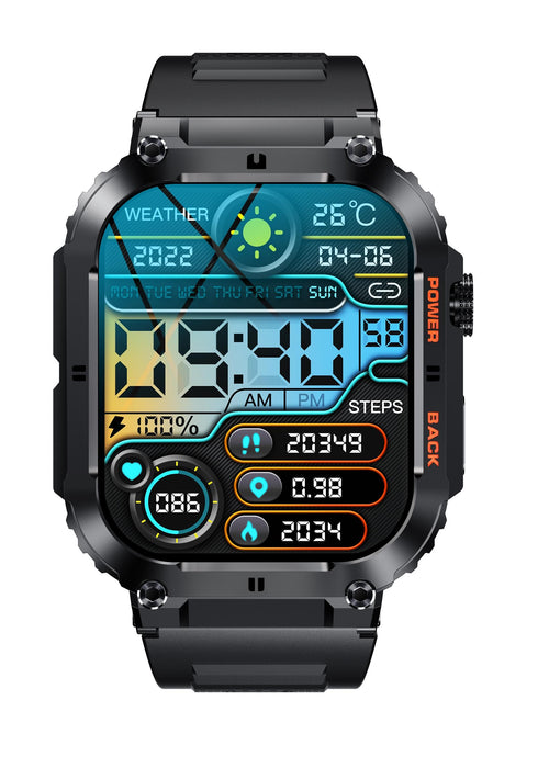 Denver Smartwatch - Volledige Belfunctie - 100 Sportmodi - Sporthorloge - Hartslagmeter - Bloeddrukmeter - Stappenteller - Saturatiemeter - Slaapmonitor - Social Media Activiteit - SWC191
