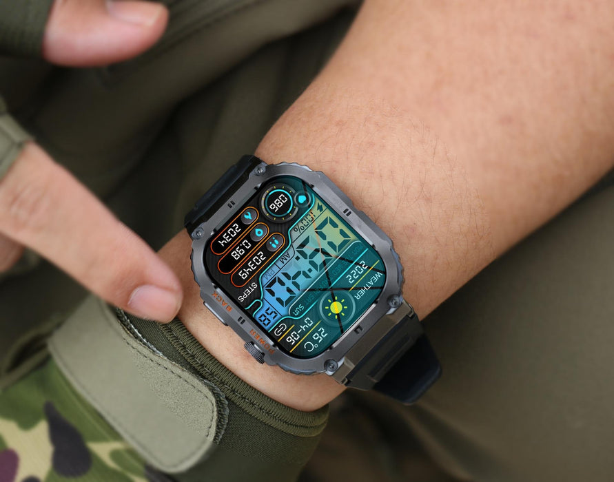 Denver Smartwatch - Volledige Belfunctie - 100 Sportmodi - Sporthorloge - Hartslagmeter - Bloeddrukmeter - Stappenteller - Saturatiemeter - Slaapmonitor - Social Media Activiteit - SWC191