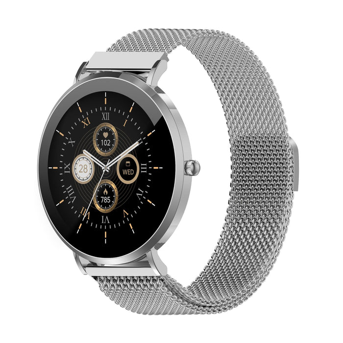 Denver Smartwatch - Hartslagmeter - Saturatiemeter - 100 sportmodi - Milanese bandje - Android iOS - SWC394