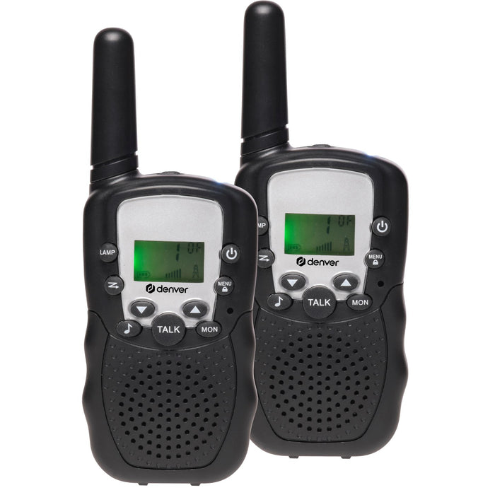 Denver Walkietalkie - 8 kanalen - Tot 5km bereik - Set van 2 - Zaklamp - WTA449