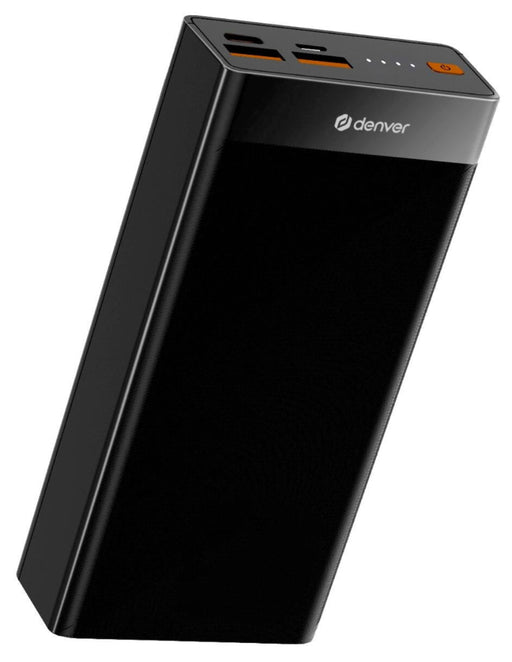 Denver Powerbank - 20000mAh - 22.5W Snelladen - Led Indicatie - Noodpakket - PQC20008 - Denvershop
