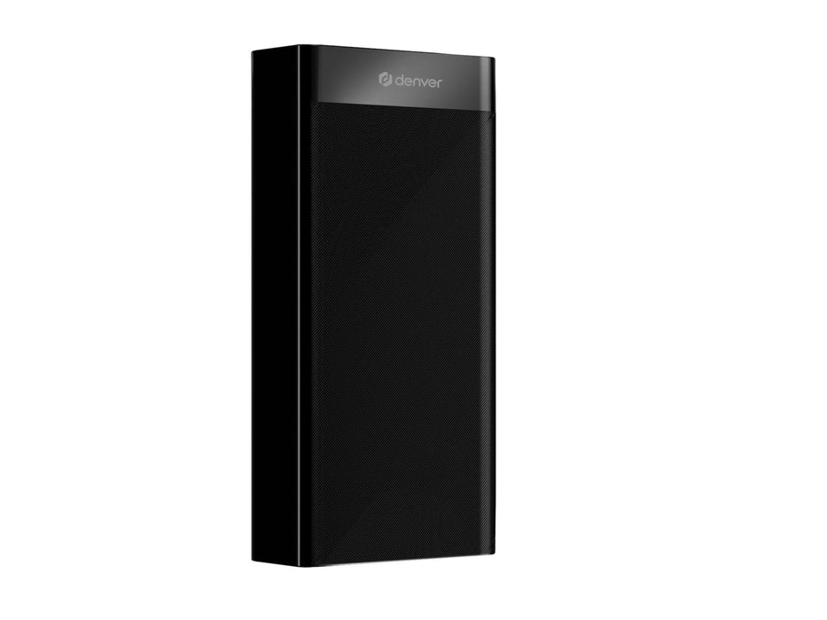 Denver Powerbank - 20000mAh - 22.5W Snelladen - Led Indicatie - Noodpakket - PQC20008 - Denvershop