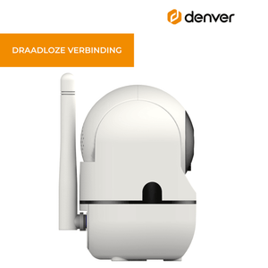 Denver Beveiligingscamera Indoor - Huisdiercamera - Camera met Nachtzicht - Tuya App - WiFi - HD - Bewegingsdetectie - IIC172 - Denvershop