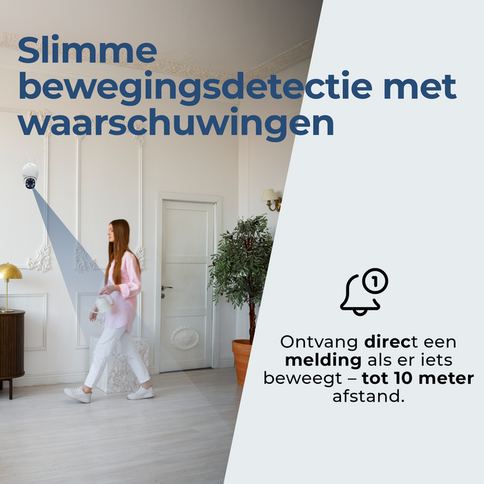 Denver Beveiligingscamera Buiten en Binnen - met Nachtzicht - Met WiFi & App - Full HD - Bewegingsdetectie - IOC224