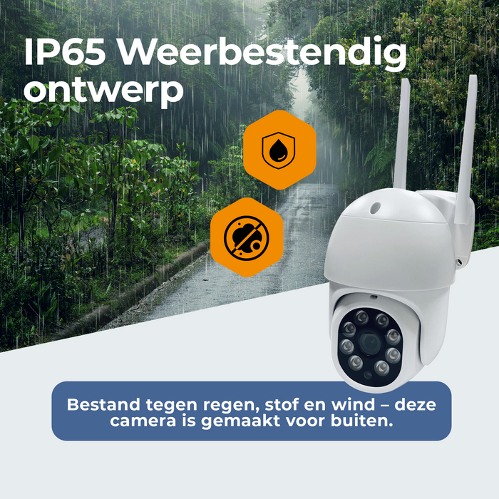 Denver Beveiligingscamera Buiten en Binnen - met Nachtzicht - Met WiFi & App - Full HD - Bewegingsdetectie - IOC224