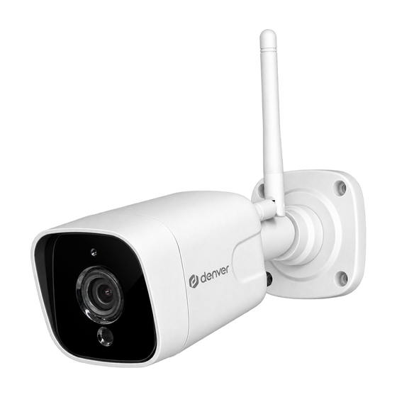 Denver Beveiligingscamera Buiten en Binnen - met Nachtzicht - Met WiFi & App - Full HD - Bewegingsdetectie - IOC241