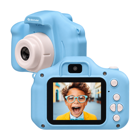 [Blauw] - Denver Kindercamera Full HD - Selfie Camera - 40MP - Digitale Camera Kinderen - Foto en Video - Spelletjes - KCA1340 - Denvershop