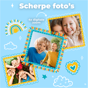 Denver Kindercamera Full HD - Selfie Camera - 40MP - Digitale Camera Kinderen - Foto en Video - Spelletjes - KCA1340