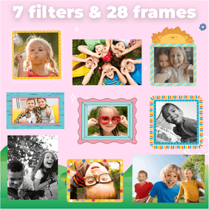 Denver Kindercamera Full HD - Selfie Camera - 40MP - Digitale Camera Kinderen - Foto en Video - Spelletjes - KCA1340