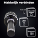 Denver Karaoke Microfoon Bluetooth - Draadloos - Karaoke Set - Ingebouwde Speaker - AUX - MicroSD - KMS20