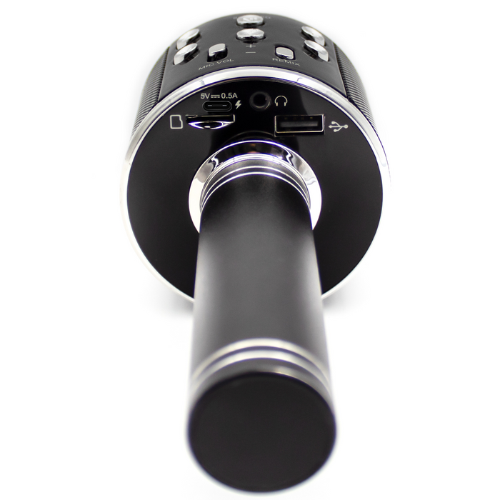 Denver Karaoke Microfoon Bluetooth - Draadloos - Karaoke Set - Ingebouwde Speaker - AUX - MicroSD - KMS20