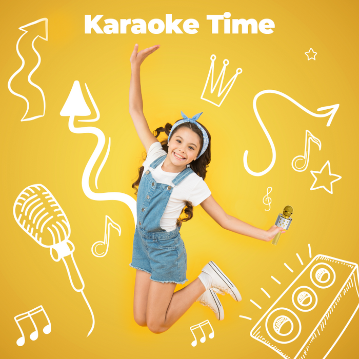 Denver Karaoke Microfoon Bluetooth - Draadloos - Karaoke Set - Ingebouwde Speaker - AUX - MicroSD - KMS20