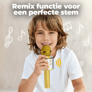 Denver karaokemicrofoon · draadloos, speaker en microSD