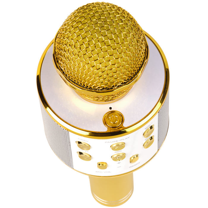 Denver Karaoke Microfoon Bluetooth - Draadloos - Karaoke Set - Ingebouwde Speaker - AUX - MicroSD - KMS20