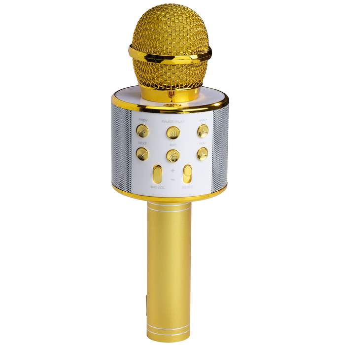 Denver Karaoke Microfoon Bluetooth - Draadloos - Karaoke Set - Ingebouwde Speaker - AUX - MicroSD - KMS20